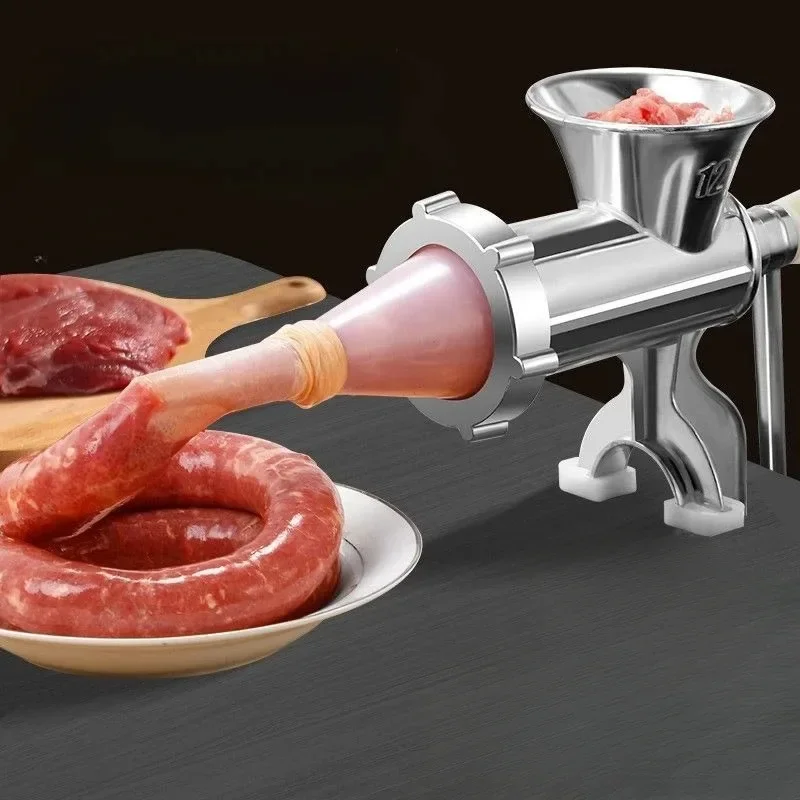 Home Cooking Machine - Stainless Steel Manual Meat Grinder Noodle