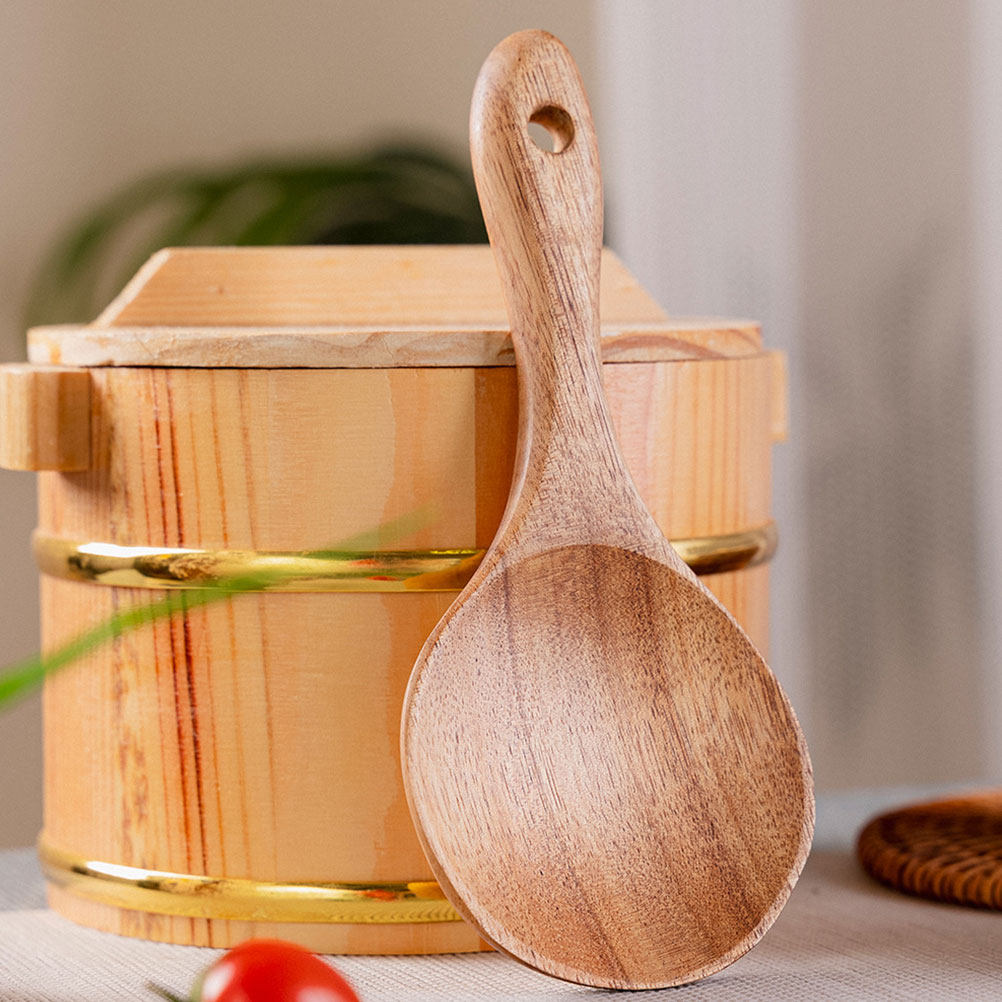 1Set Wooden Spoon Utensil Set  - مراجعة Home Cooking Utensil Set وسعره