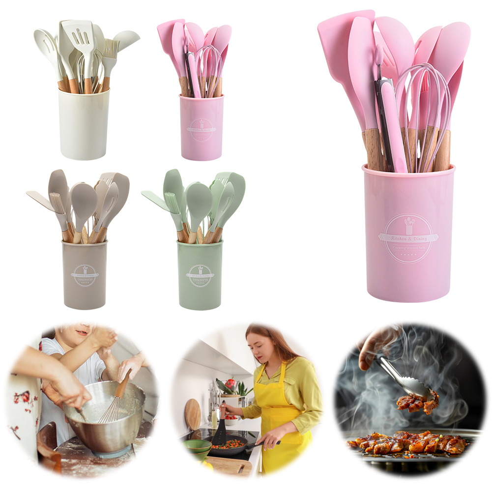 12Pcs Kitchen Utensil Set Heat - مراجعة Home Cooking Utensil Set وسعره