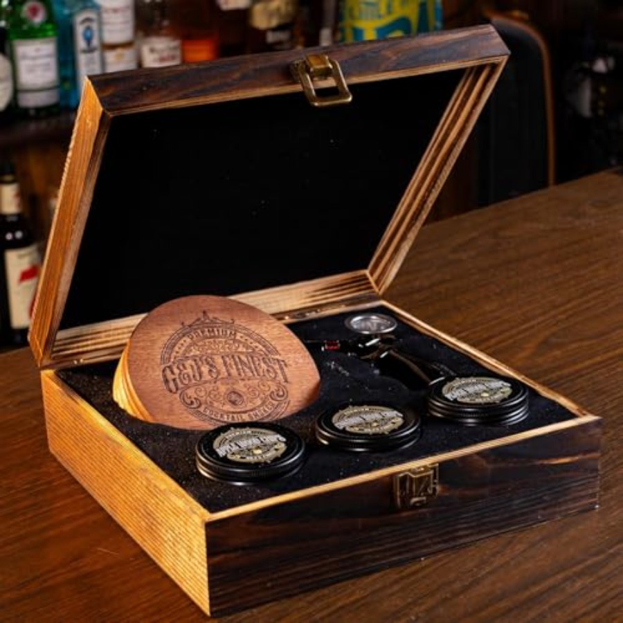 Whiskey Smoker Kit with QuadTo - مراجعة Smoker Box Wood Chip وسعره