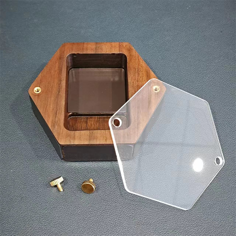 Personality Wooden hexagon Lig - مراجعة Smoker Box Wood Chip وسعره