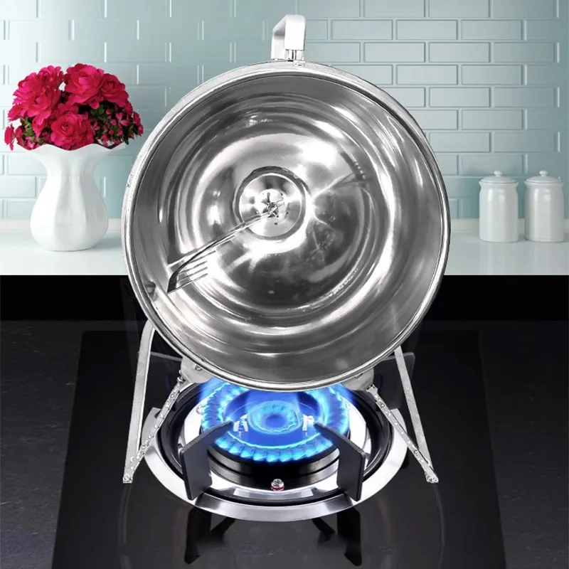 Stainless Steel Stir Fryer Lar - مراجعة Home Cooking Machine وسعره