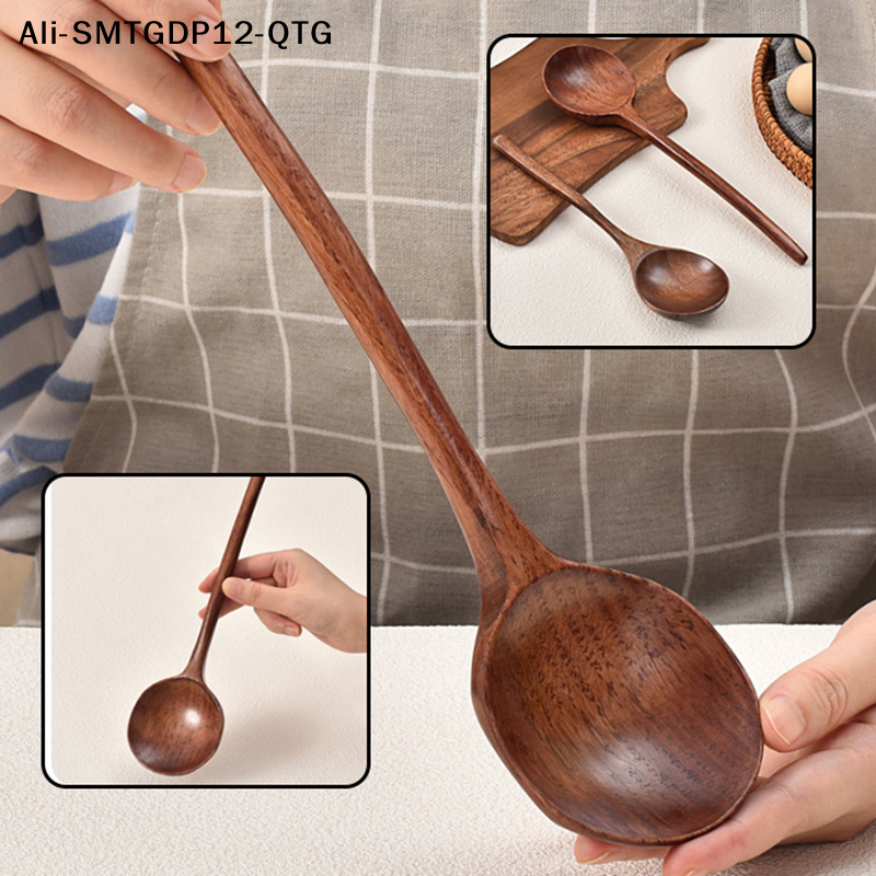 Long Handle Ramen Wooden Spoon - مراجعة Home Cooking Services وسعره