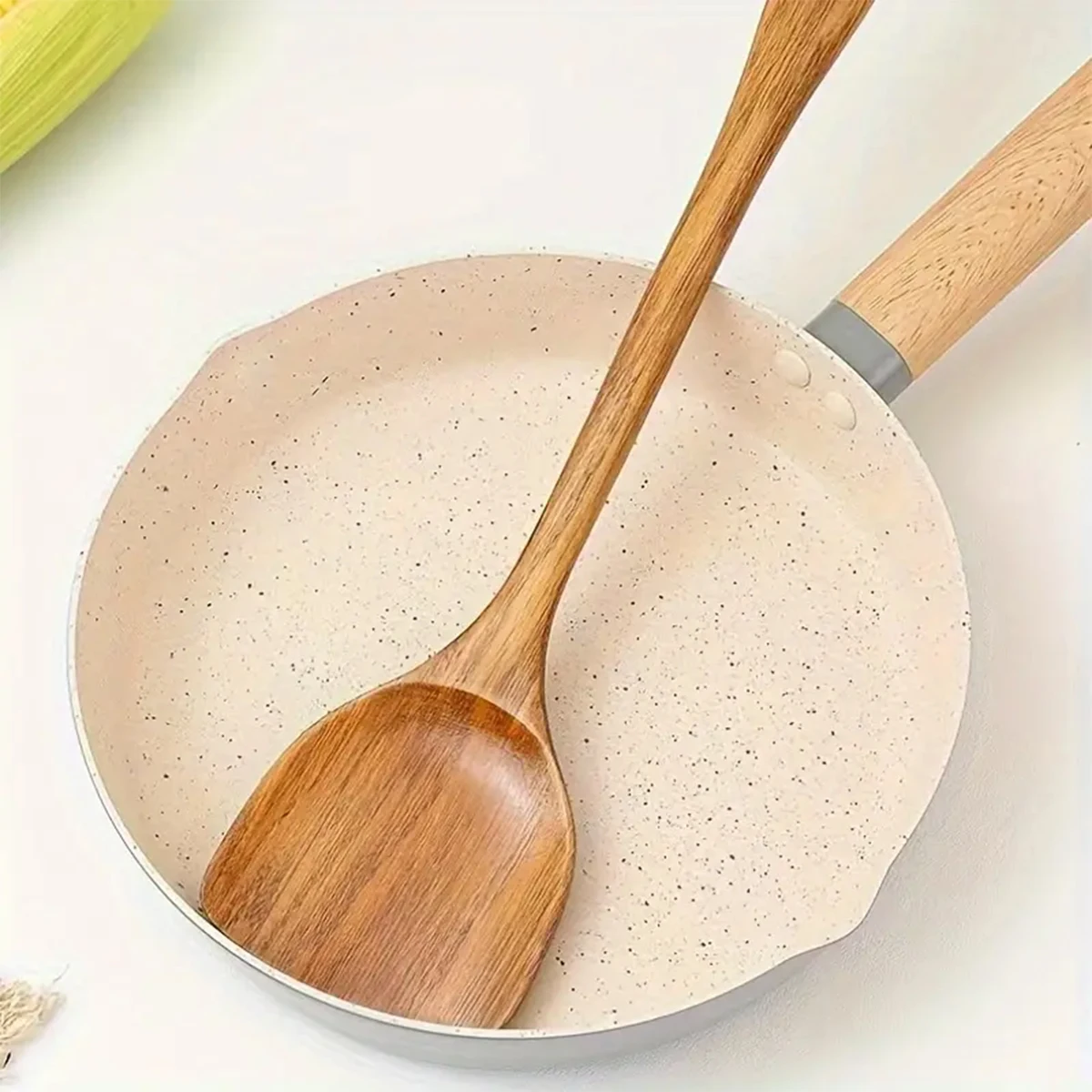 1pcs Home Spatula Wooden Spatu - مراجعة Home Cooking Services وسعره