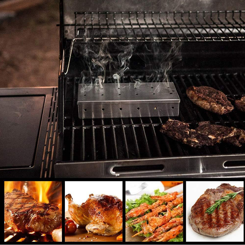 Stainless Steel Smoker Box for - مراجعة Smoker Box Wood Chip وسعره