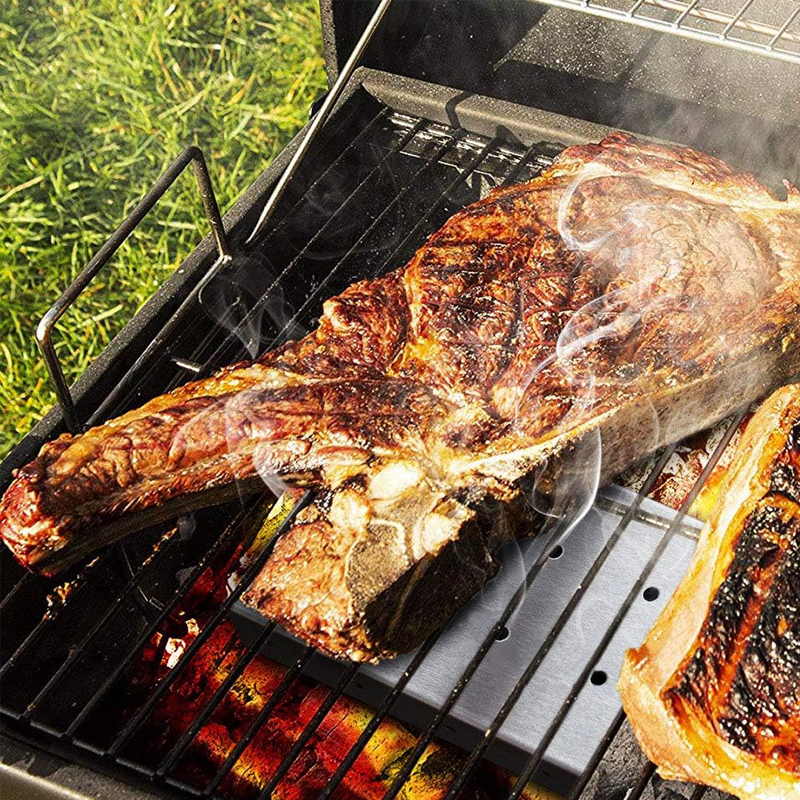 Stainless Steel Smoker Box for - مراجعة Smoker Box Wood Chip وسعره