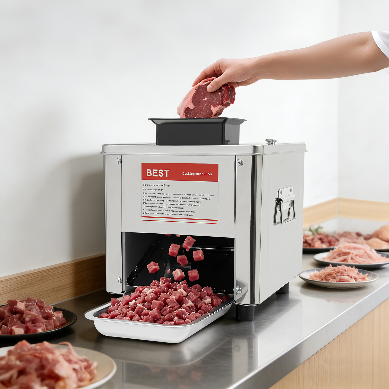 Home Meat Slicer| 2.5mm/10mm B - مراجعة Home Cooking Machine وسعره