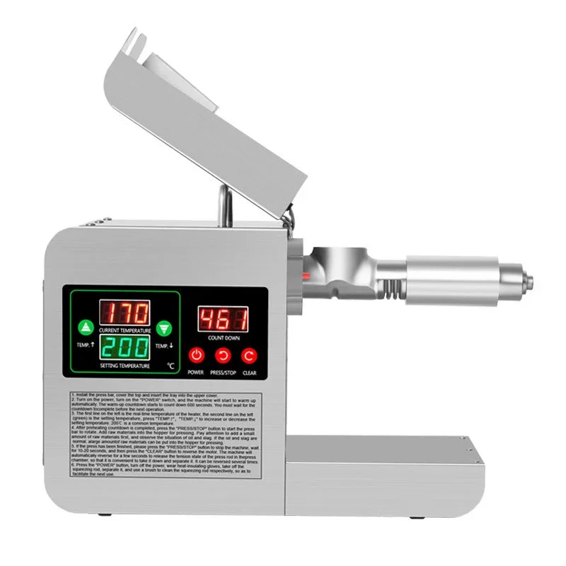 X8S New Upgraded Intelligent T - مراجعة Home Cooking Oil Making Machine وسعره