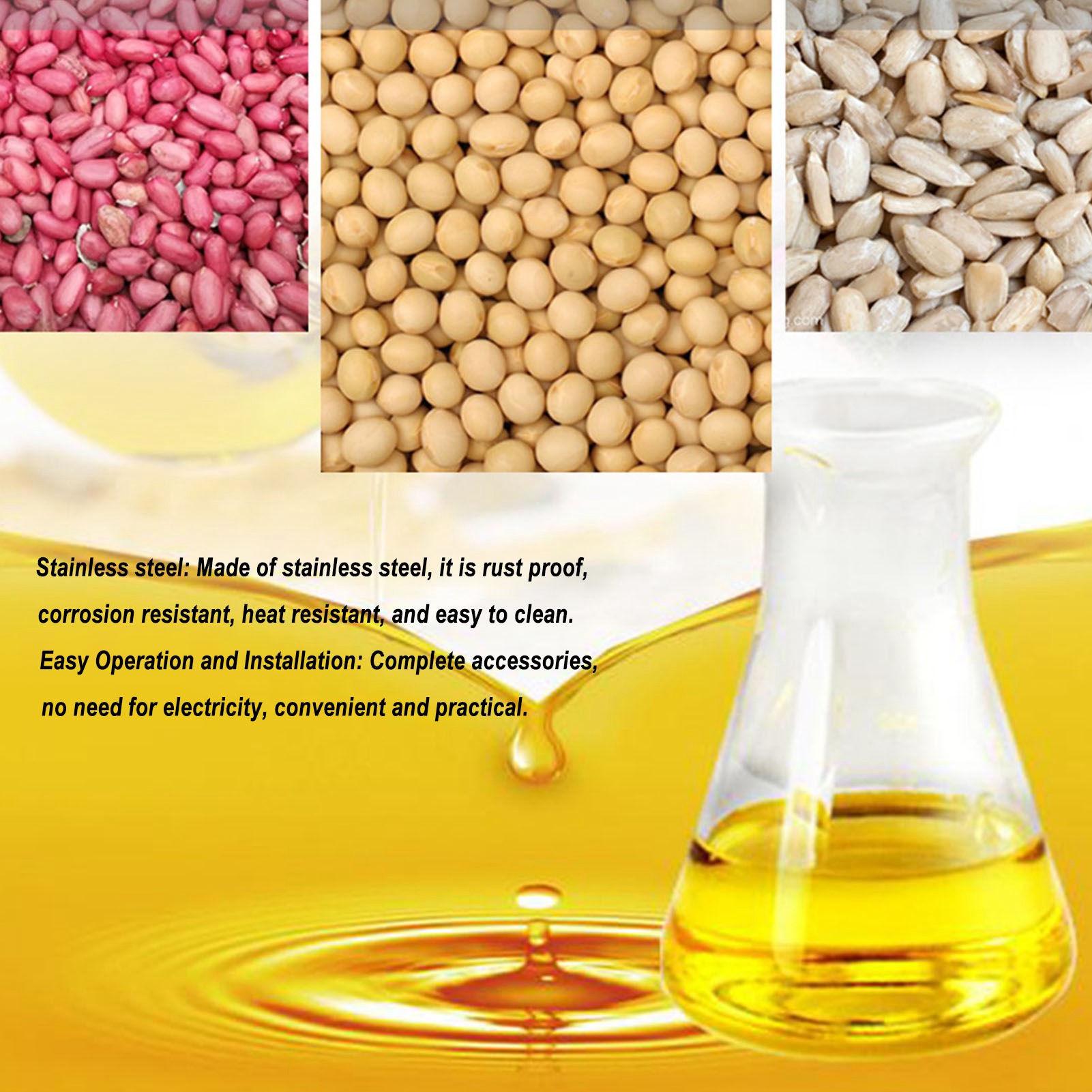 Oil Extractor Machine Oil Pres - مراجعة Home Cooking Oil Making Machine وسعره