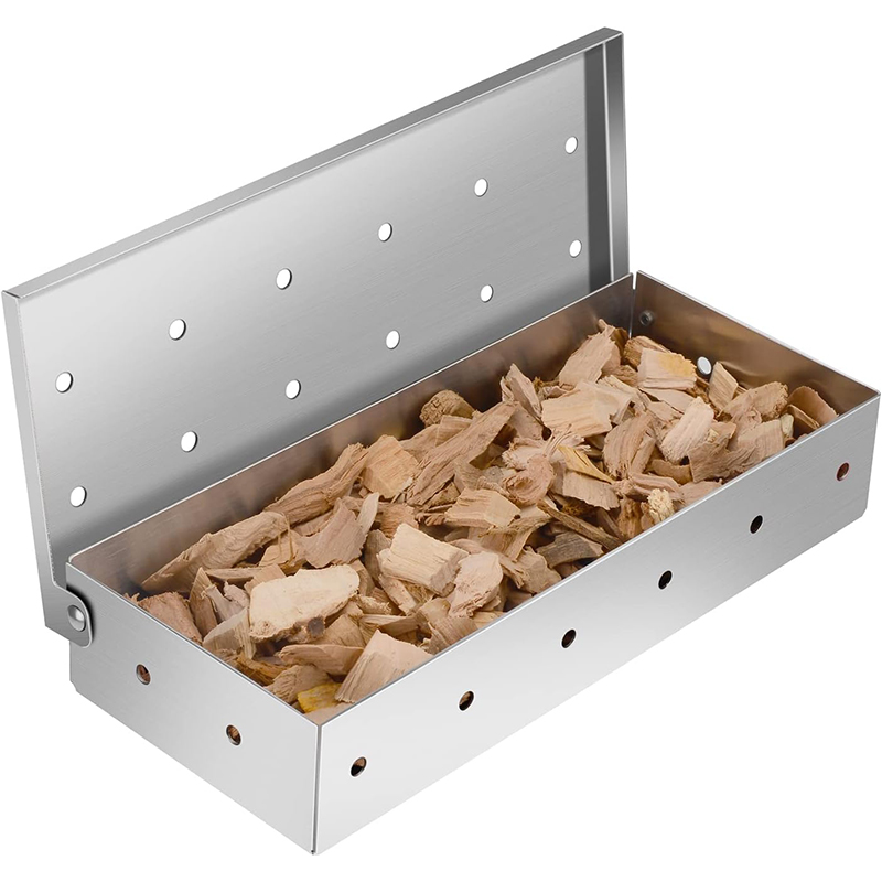 BBQ Smoker Box Stainless Steel - مراجعة Smoker Box Wood Chip وسعره