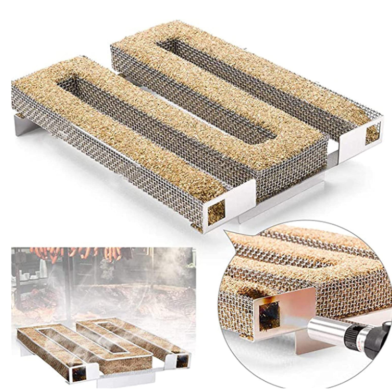 Cold Smoke Generator BBQ Acces - مراجعة Smoker Box Wood Chip وسعره