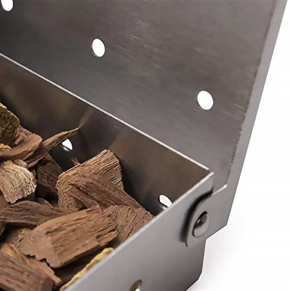 HQ Wood Chips BBQ Smoker Box f - مراجعة Smoker Box Wood Chip وسعره