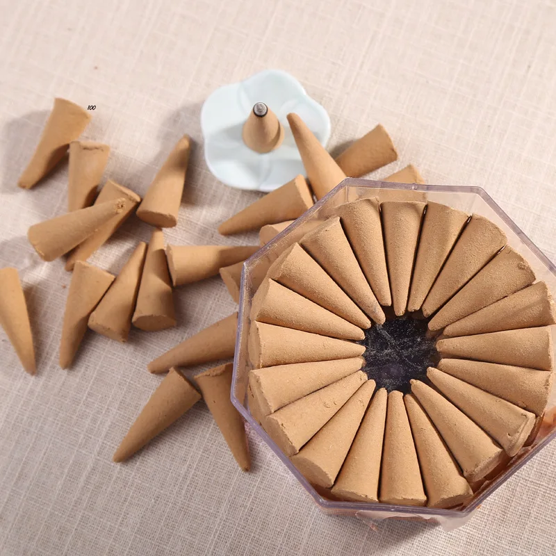 100Pcs Sandalwood Incense Cone - مراجعة Smoker Box Wood Chip وسعره