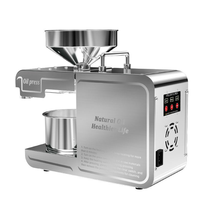 Automatic Oil Press Peanut  Ho - مراجعة Home Cooking Oil Making Machine وسعره