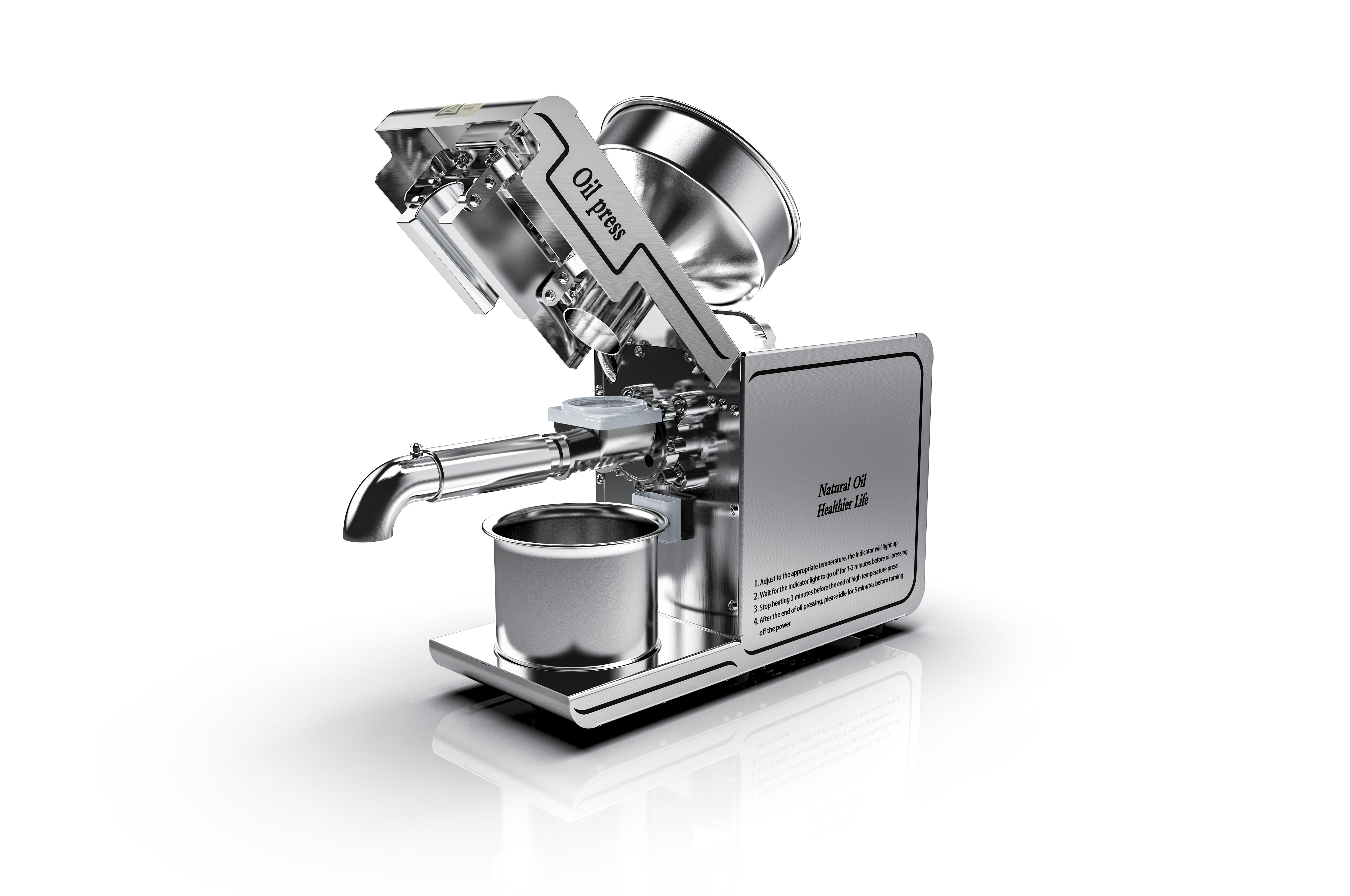 220V/110V Home Oil Press Machi - مراجعة Home Cooking Oil Making Machine وسعره