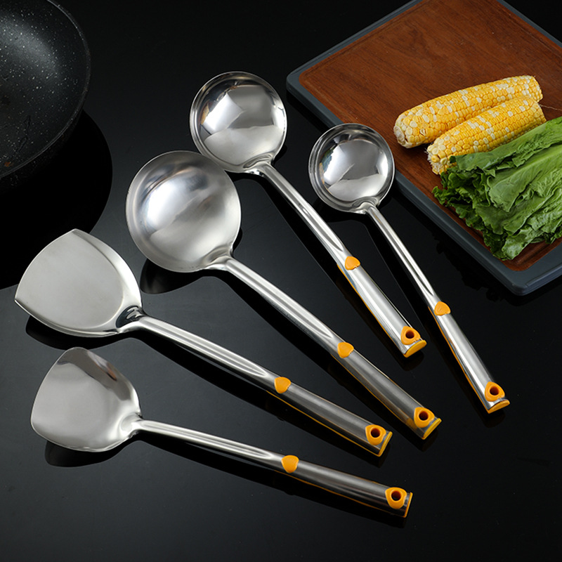 Stainless Steel Thickened Kitc - مراجعة Home Cooking Utensil Set وسعره