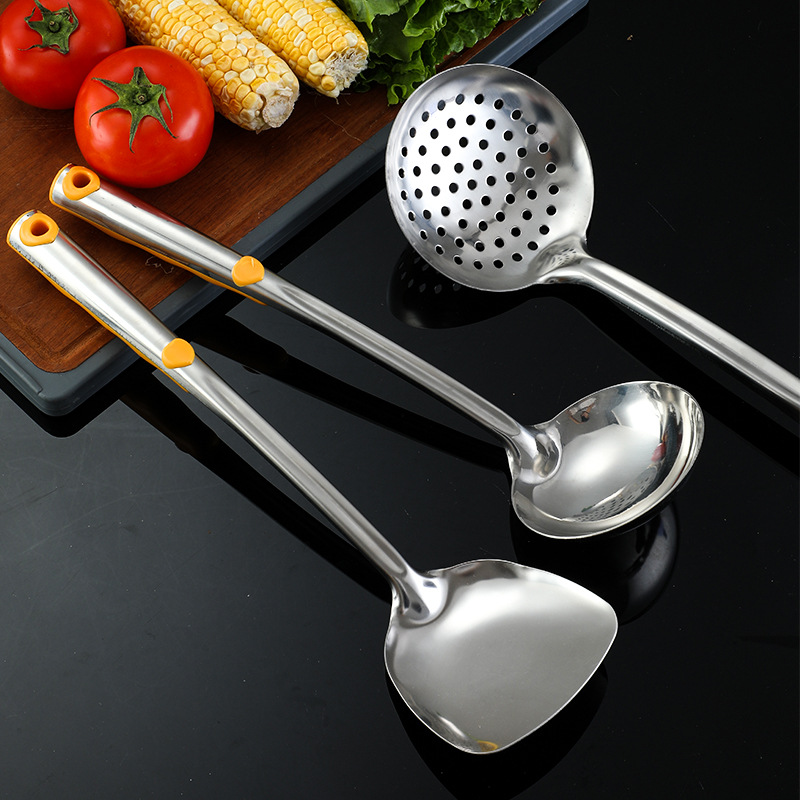 Stainless Steel Thickened Kitc - مراجعة Home Cooking Utensil Set وسعره