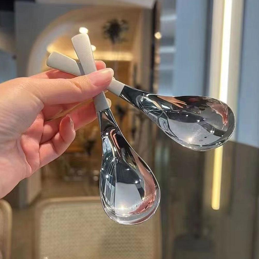 New Long Handle Ramen Wooden S - مراجعة Home Cooking Utensil Set وسعره