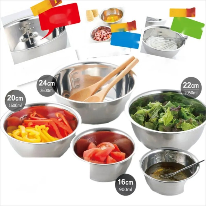 Stainless Steel Mixing Bowls P - مراجعة Home Cooking Services وسعره