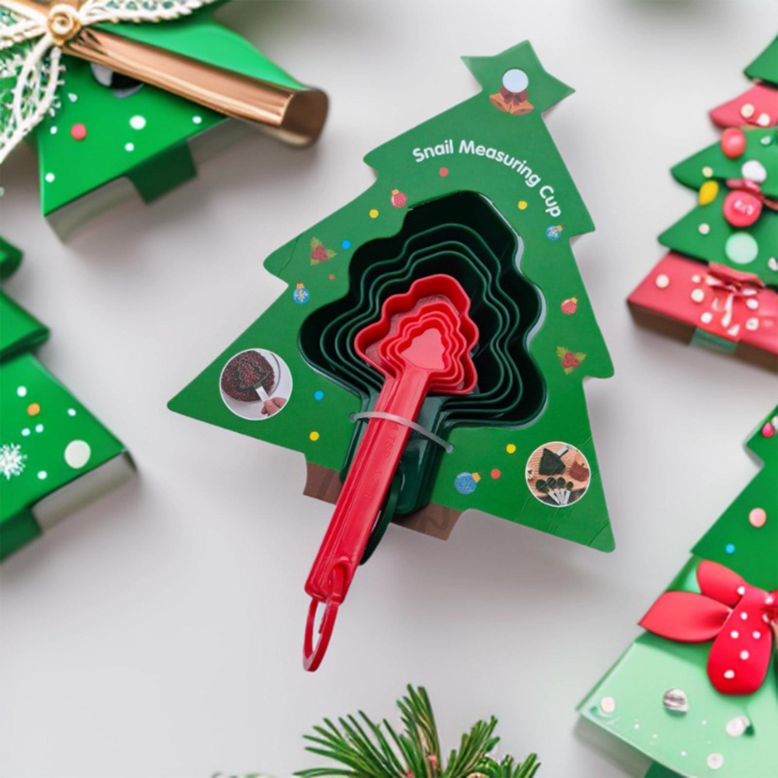 Christmas Measuring Cups And S - مراجعة Home Cooking Utensil Set وسعره