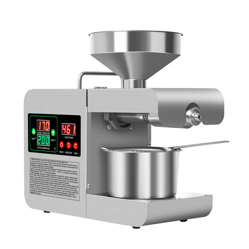 Oil Press Automatic Household  - مراجعة Home Cooking Oil Making Machine وسعره