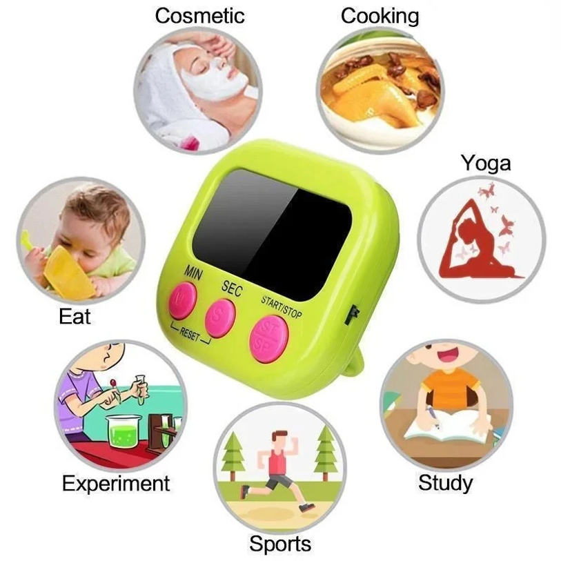 Kitchen Timer Magnetic LCD Dig - مراجعة Home Cooking Services وسعره