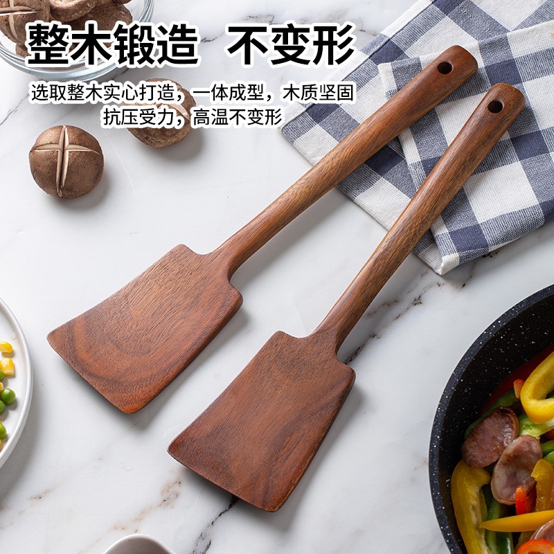 1PC-Wooden spatula for non-sti - مراجعة Home Cooking Services وسعره
