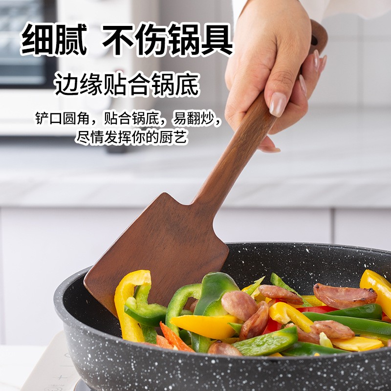 1PC-Wooden spatula for non-sti - مراجعة Home Cooking Services وسعره