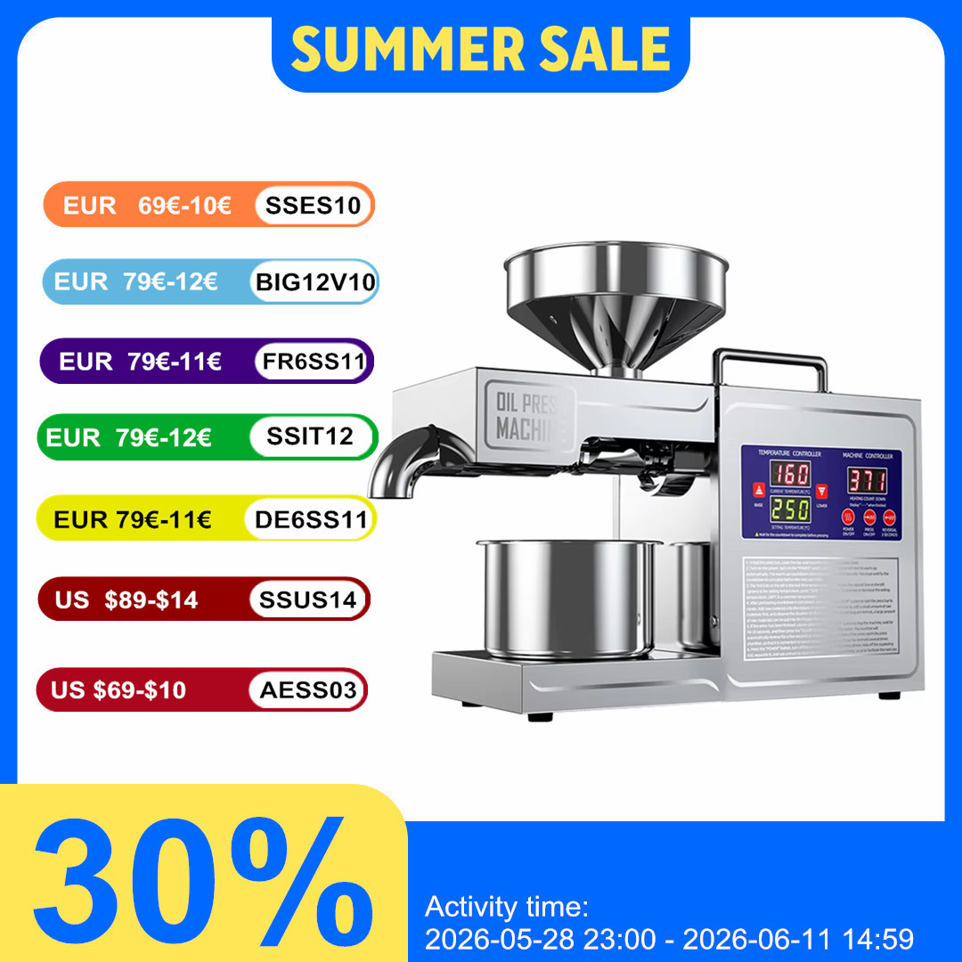 NEW 2025 Model 304 Stainless S - مراجعة Home Cooking Oil Making Machine وسعره