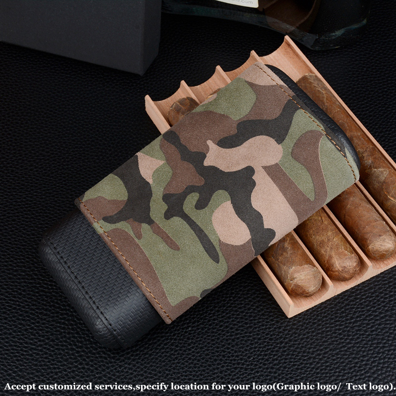 Super Large Cigar Case Camoufl - مراجعة Smoker Box Wood Chip وسعره