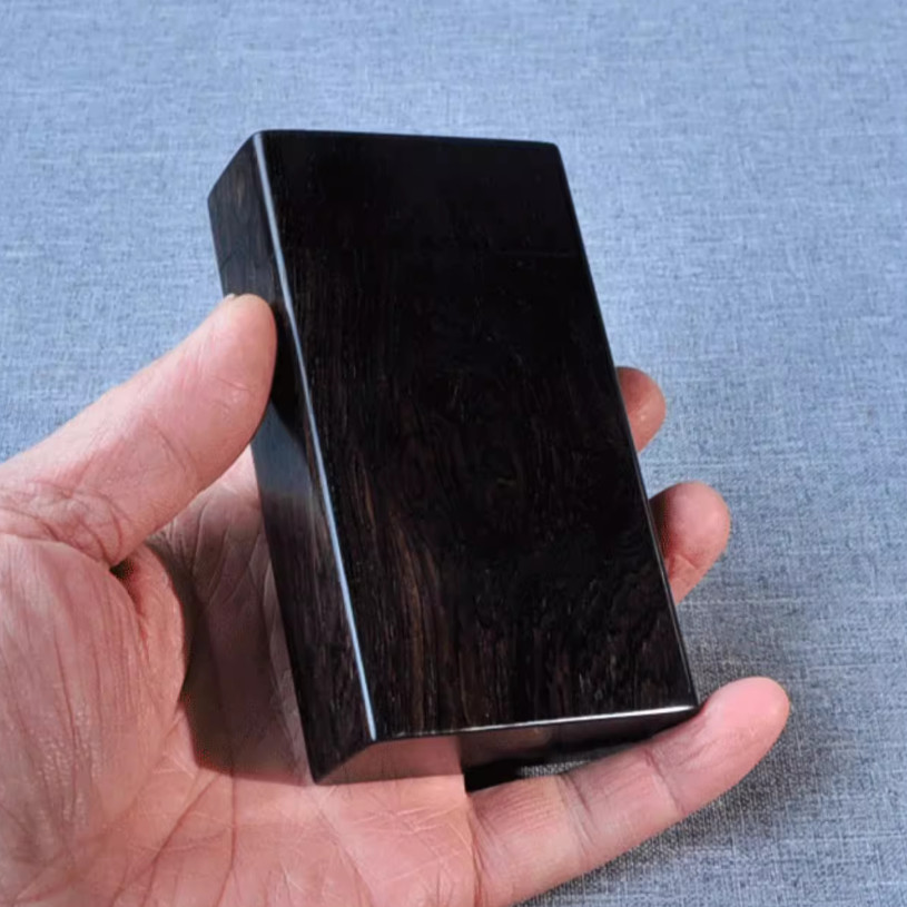 Ebony Flip Cigarette Case Port - مراجعة Smoker Box Wood Chip وسعره