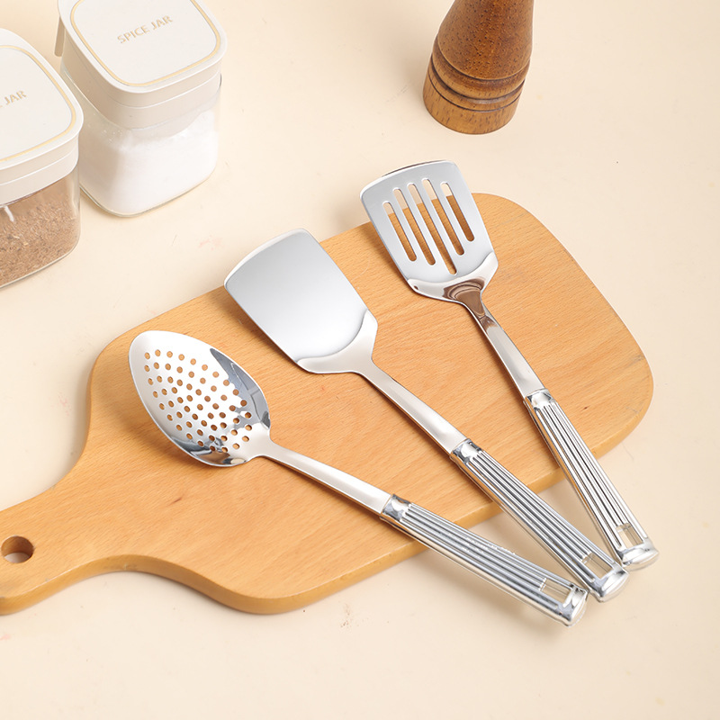 Large Stainless Steel Spatula  - مراجعة Home Cooking Utensil Set وسعره
