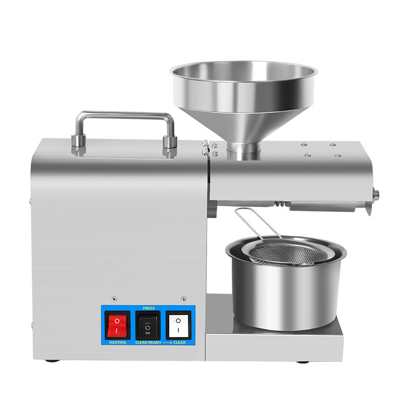 220V/110V Household Peanut Oil - مراجعة Home Cooking Oil Making Machine وسعره