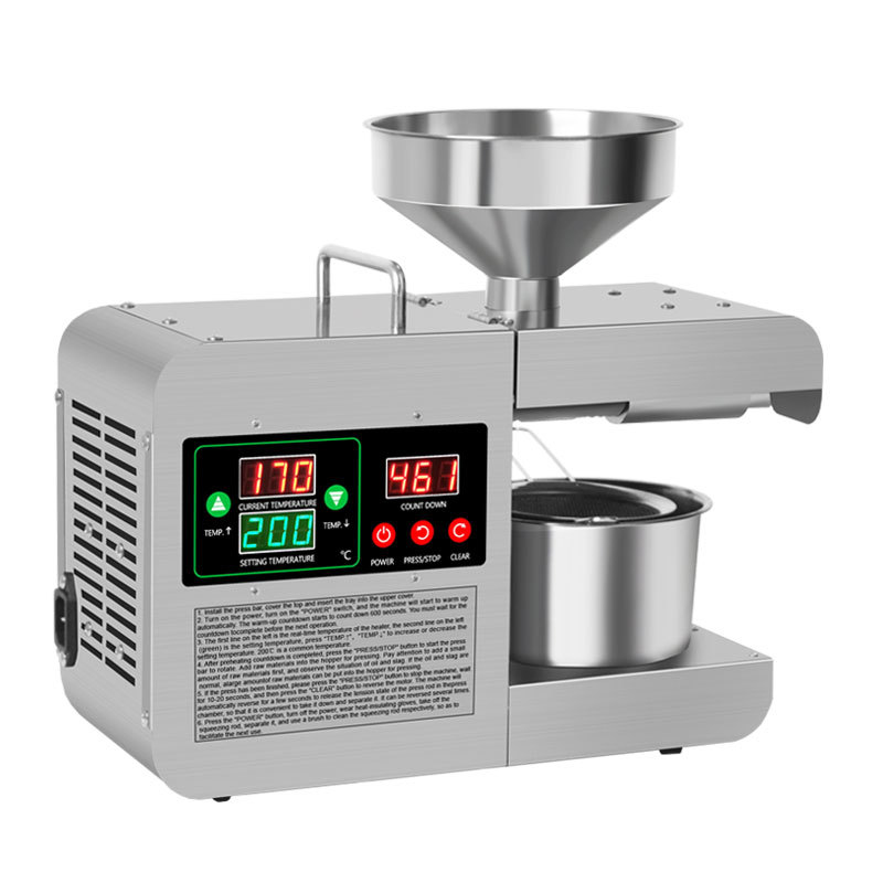 X8S New Intelligent Temperatur - مراجعة Home Cooking Oil Making Machine وسعره