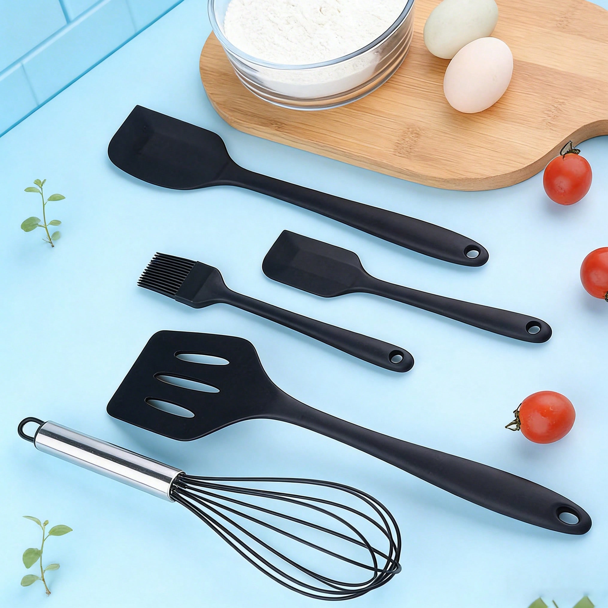 Silicone Cooking Utensils Set, - مراجعة Home Cooking Utensil Set وسعره