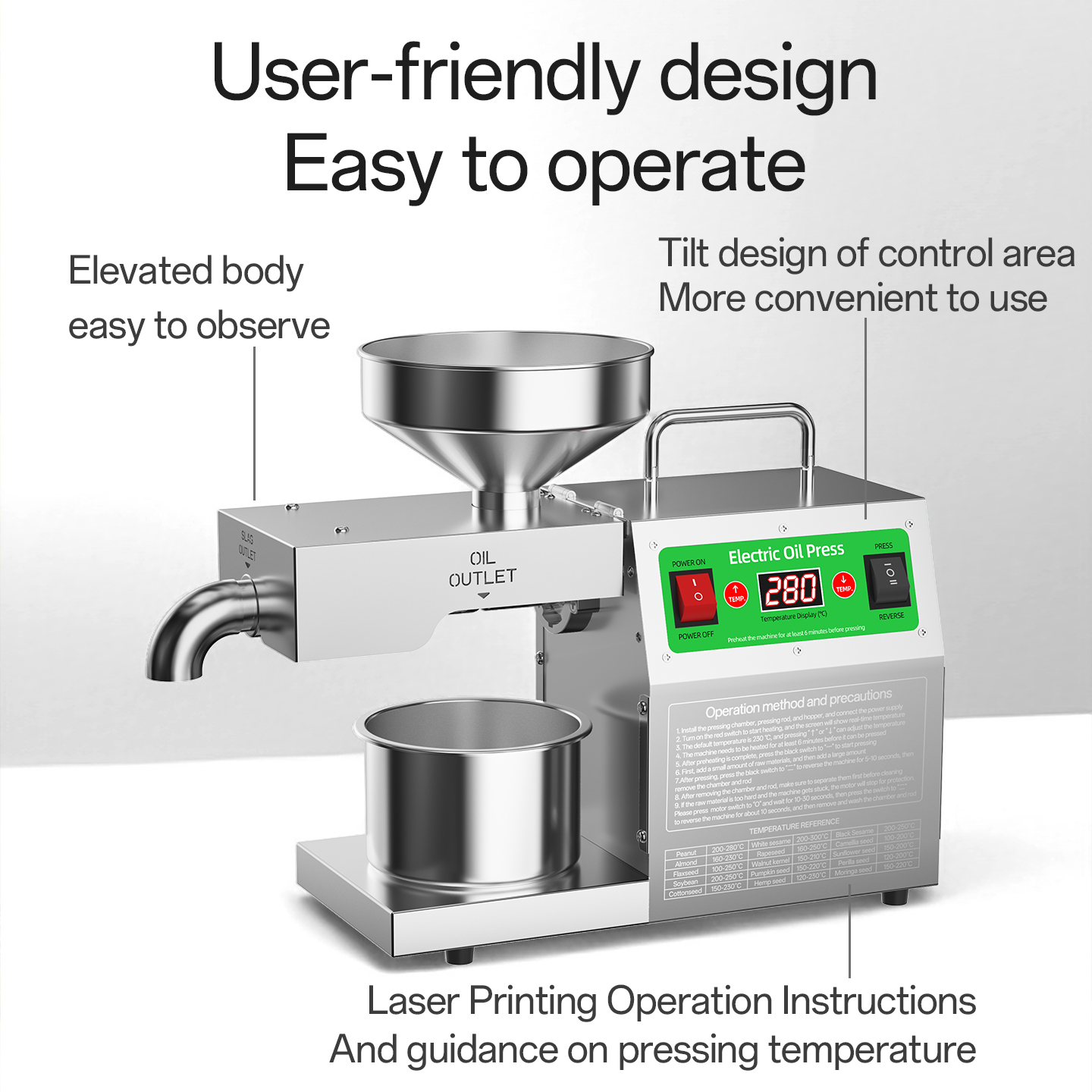 Automatic Oil Press Machine, 5 - مراجعة Home Cooking Oil Making Machine وسعره