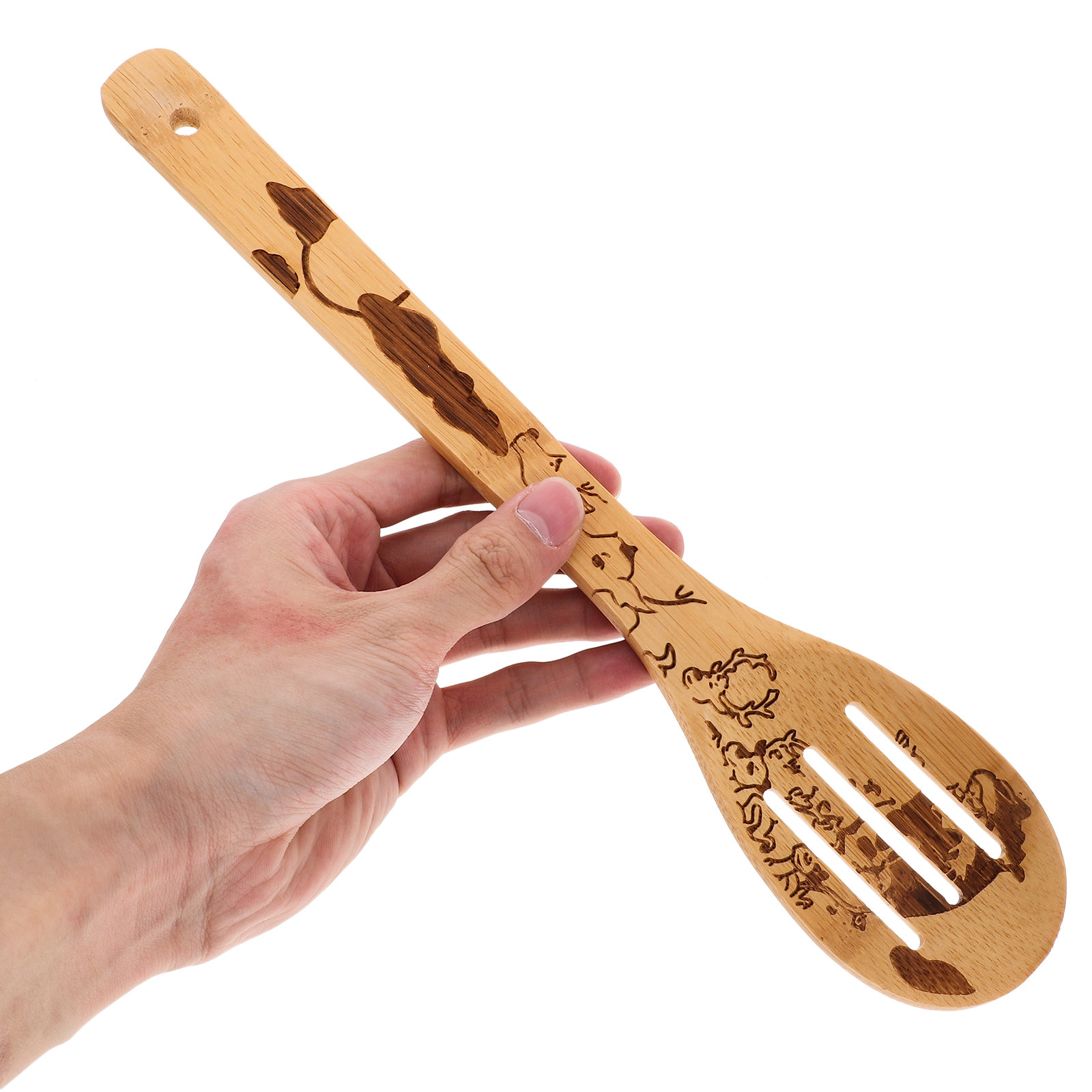 5 Pieces Wooden Spoon Set Bamb - مراجعة Home Cooking Utensil Set وسعره