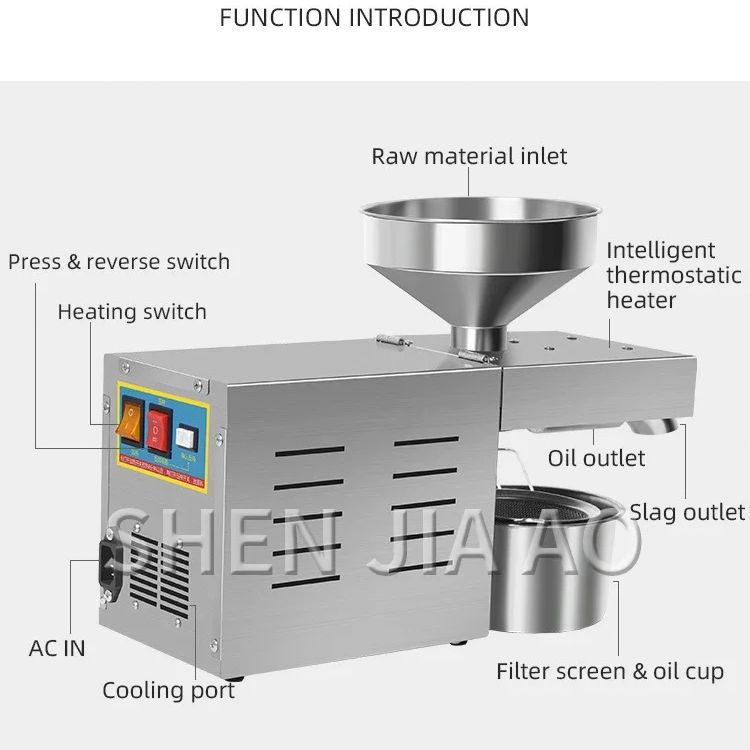 R3 Automatic Multifunctional O - مراجعة Home Cooking Oil Making Machine وسعره
