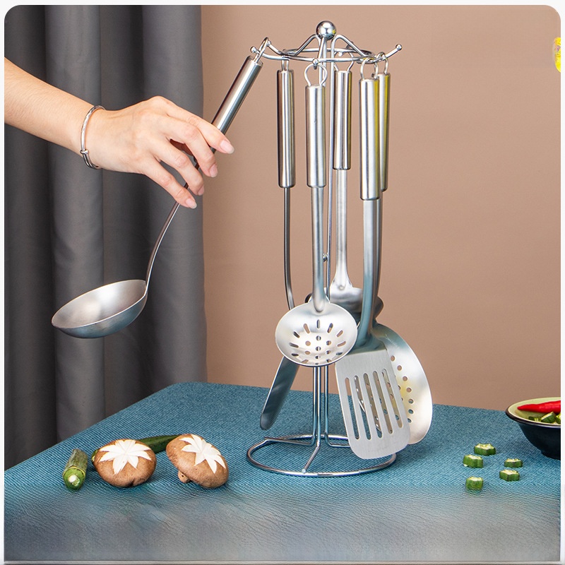 Thickened Stainless Steel Non- - مراجعة Home Cooking Utensil Set وسعره