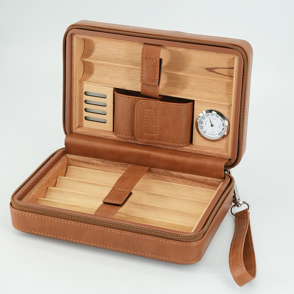 Cigar Box Zipper Pack 6-pack C - مراجعة Smoker Box Wood Chip وسعره