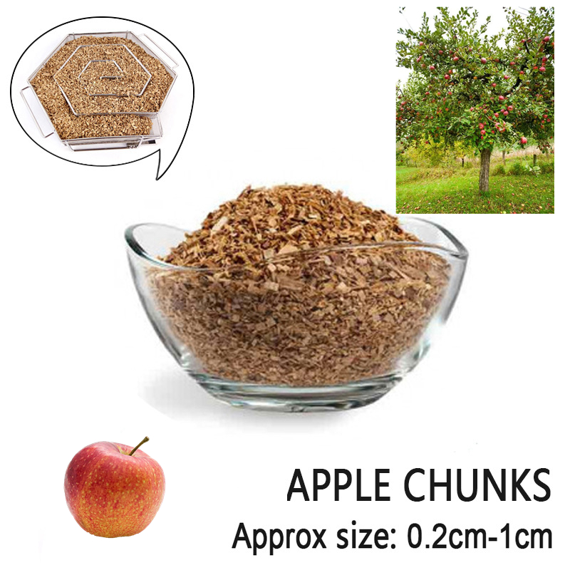 125g/bag Apple Cherry Oak Peca - مراجعة Smoker Box Wood Chip وسعره